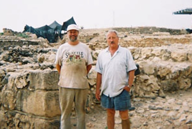 Amnon Ben-tor and Dan Pride at King Solomon's Gate